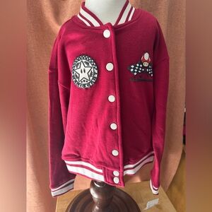 Mario Kart varsity sweatshirt